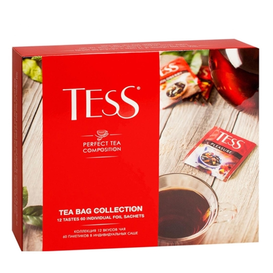 Picture of TESS tēju dāvanu komplekts 12 garšas 60 paciņas 101g.