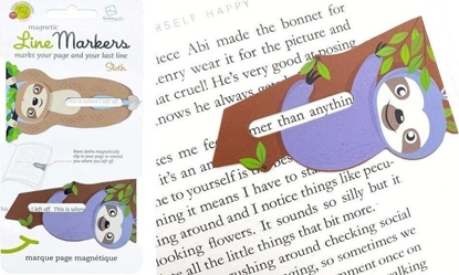 Picture of Thinking Gifts LineMarkers Wskazujce zakadki - Leniwce