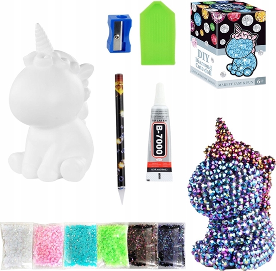 Picture of Toy Kraft Jednoroec do zdobienia krysztakami