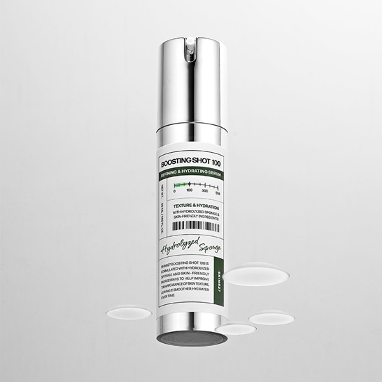 Изображение Tonymoly SKIN627_SET Boosting Shot 100 + Cica With Green Tea Sheet Mask serum do twarzy 50ml + maseczka do twarzy 22ml