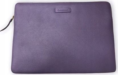 Picture of Torba dbramante Paris - Pebbled full-grain leather sleeve for Laptop 15''/MacBook Pro 16" 2016 - Daybreak Purple