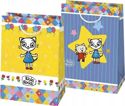 Attēls no Torebka prezentowa TP 230x320x110 KICIA KOCIA (licencja) mix, 10 PM-TPKK, cena za 1 szt