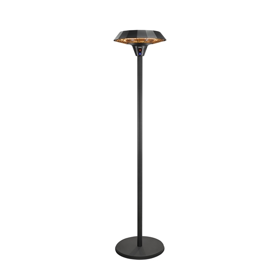 Изображение TunaBone | Electric Standing Infrared Patio Heater | TB2068S-01 | Patio heater | 2000 W | Number of power levels 3 | Suitable for rooms up to 20 m² | Black | IP45