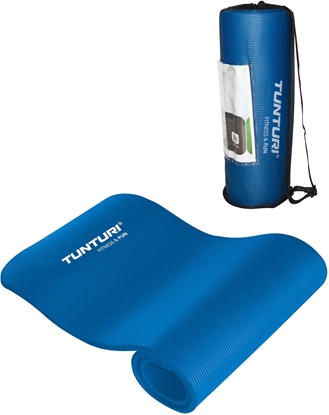 Attēls no Tunturi Fitneso mata Fitnessmat NBR 15 mm ciemnoniebieski