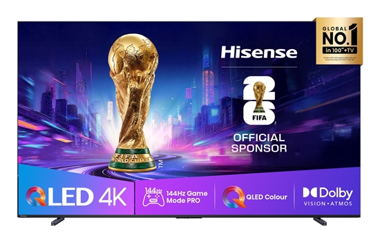 Picture of TV Set|HISENSE|100 "|4K Ultra HD|3840 x 2160 pixels|Flat|16:9|QLED|100E7QPRO