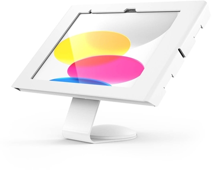 Изображение Uchwyt Compulocks Apex - Ustawienie - widoczna kamera przednia/tylna i czujniki - do tabletu - Aluminium - biay - monta cienny, monta biurkowy - do Apple 10.9-calowego iPada (10. generacja), iPad (A16)