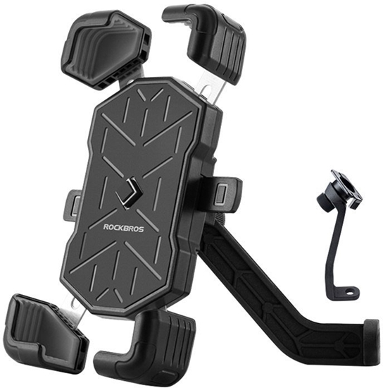 Изображение Uchwyt na telefon Rockbros HW-117 (Czarno-Szary)
