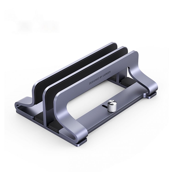 Picture of Ugreen Ugreen LP258 Vertical Stand for 2 Devices Aluminum for Laptop Tablet - Silver