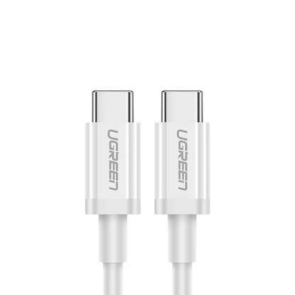 Изображение Ugreen Ugreen US264 60517 USB-C / USB-C PD QC AFC Cable 0.5m - White