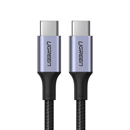 Attēls no Ugreen Ugreen US316 70428 USB-C - USB-C PD QC FCP Cable 100W 5A 480Mb/s 1.5m - Gray