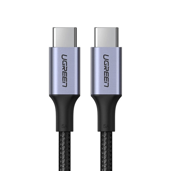 Изображение Ugreen Ugreen US316 70428 USB-C - USB-C PD QC FCP Cable 100W 5A 480Mb/s 1.5m - Gray