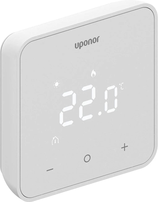 Изображение Uponor Smatrix Wave termostat - digital termostat trådløs hvid D+RH T-267