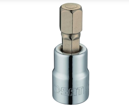 Attēls no Uzgriežņu galviņa ar uzgali Sata SC22204; 3/8''; 6 mm