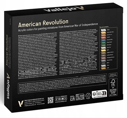 Picture of Vallejo Vallejo: Model Color - Figure - American Revolution (16 x 18 ml)