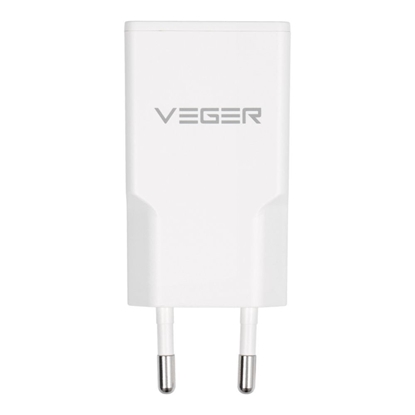 Изображение Veger Phone charger VEGER USB A + USB C QC PD 30W 30W1A1C white