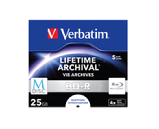 Изображение Verbatim 43823 BD-R M-DISC 25GB/1-4x (5 Disc)