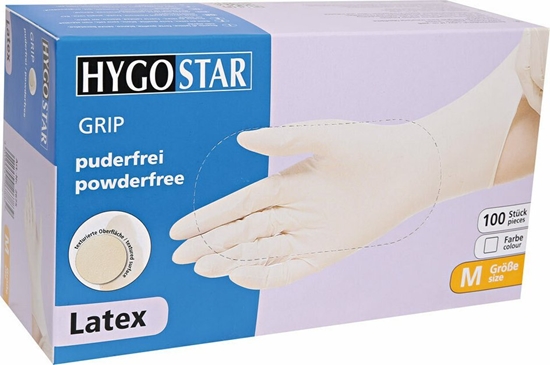 Picture of Vrige Latexhandske Grip Light M biay bezpudrowy, 100stk/pak 1x1x1mm (100EA)