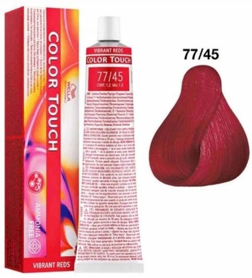 Picture of Wella Professionals Color Touch Vibrant Reds Hair Color 77/45 60 ml