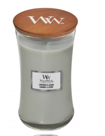 Изображение Woodwick Lavender & Cedar Scented candle 610 g