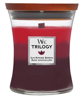 Изображение Woodwick Trilogy Sun Ripened Berries Candle 275 g