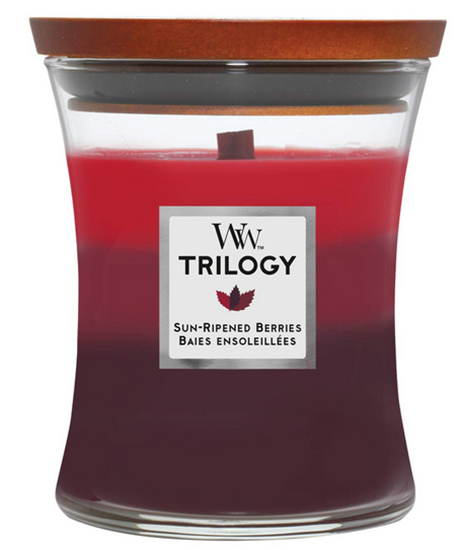 Изображение Woodwick Trilogy Sun Ripened Berries Candle 275 g