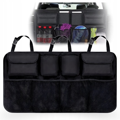 Attēls no Wozinsky duy organizer samochodowy na oparcie tylnego siedzenia do baganika - czarny