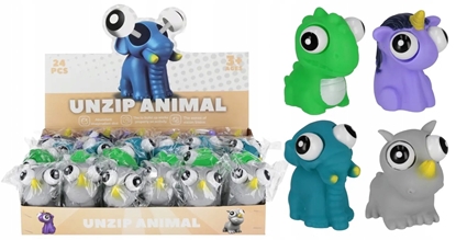 Attēls no ZAB WYCISKANA ZWIERZ 7CM MIX4 MC DISP 12/360