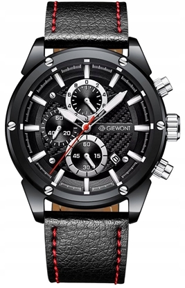 Picture of Zegarek Giewont Zegarek Mski Giewont Chronograph Sapphire Czarny GW8810-A1