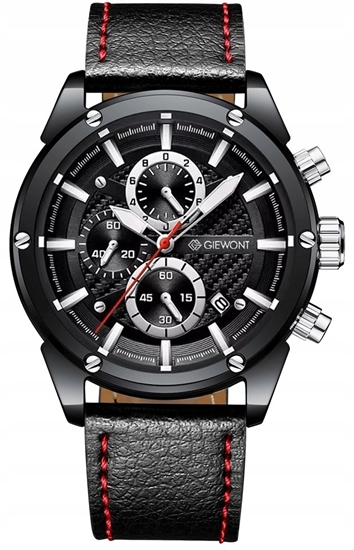Picture of Zegarek Giewont Zegarek Mski Giewont Chronograph Sapphire Czarny GW8810-A1