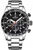 Изображение Giewont Chronograph Sapphire Men's Watch / silver/black