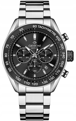 Picture of Zegarek Giewont Zegarek Mski Giewont Chronograph Sapphire Srebrno Czarny GW9580-B1