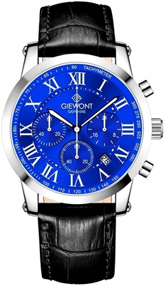 Picture of Zegarek Giewont Zegarek Mski Giewont Chronograph Sapphire Srebrno Niebieski GW6260-A4