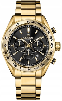 Picture of Zegarek Giewont Zegarek Mski Giewont Chronograph Sapphire Zoto Czarny GW9580-B4