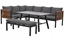 Изображение Zestaw Mebli Ogrodowych Jadalnianych TEXAS Narony dla 6 Osób Sofa Stó awka SZARY