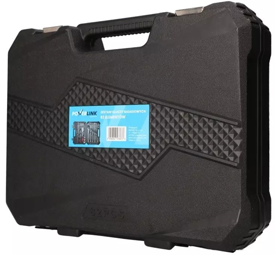 Picture of Zestaw narzdzi ExtraLink POWERLINK TOOL SET SOCKET WRENCHES CASE 82 PIECES