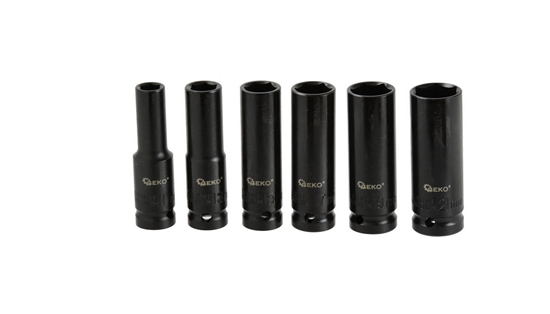 Picture of Zestaw narzdzi Geko ZESTAW DUGICH NASADEK UDAROWYCH 1/2" 10-21MM 6EL. (20) G10500 GEKO