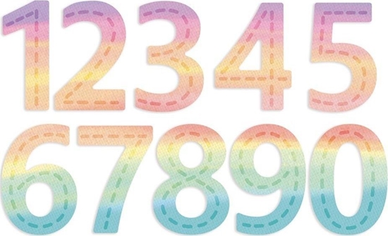 Изображение Zestaw wykrojników - Cyfry z przeszyciem 10szt