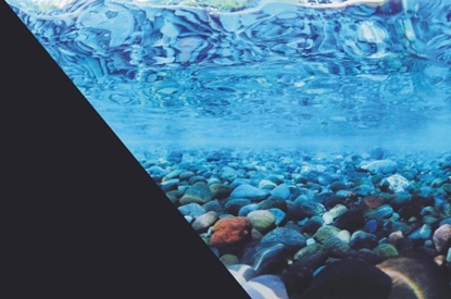 Изображение Zolux ZOLUX To do akwarium dwustronne kamienie/czarne 30 x 40 cm