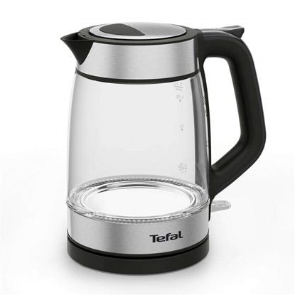 Attēls no TEFAL tējkanna 1.7 l, melna/caurspīdīga