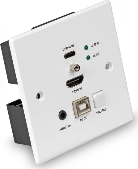 Изображение Lindy 150m HDMI & TypeC HDBT UK WallPlate KVM Extender