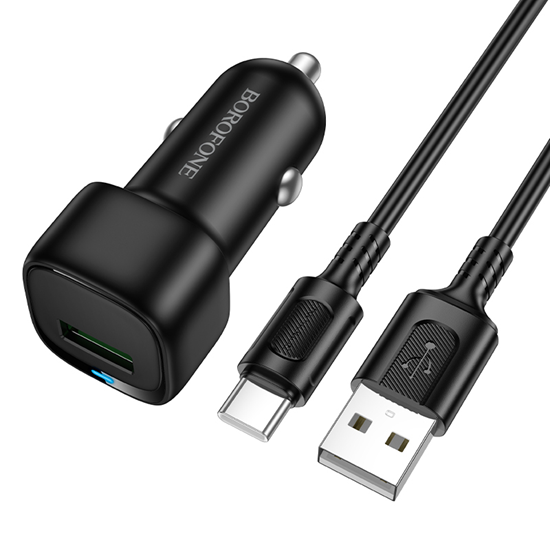 Изображение Borofone Car charger BZ34 Cloud - USB - QC 3.0 18W