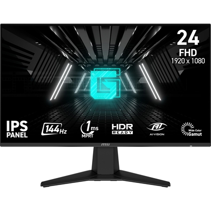 Picture of LCD Monitor|MSI|G242L E14|23.8"|Gaming|Tilt|Matte|Panel IPS|1920x1080|16:9|144Hz|1 ms|Colour Black|G242LE14