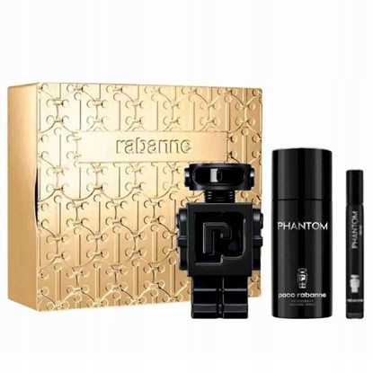 Изображение Paco Rabanne Phantom zestaw perfumy spray 100ml + dezodorant spray 150ml + miniatura perfum 10ml