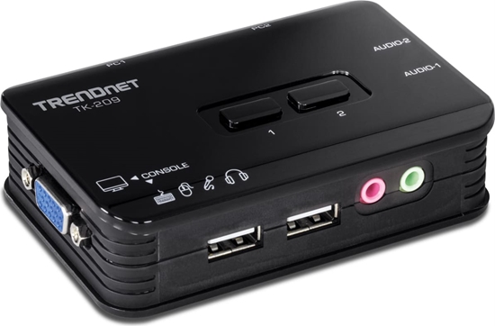 Picture of Trendnet KVM 2-Port USB Switch Kit mit Audio