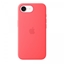 Attēls no Etui silikonowe z MagSafe do iPhonea 17e - różowa guawa