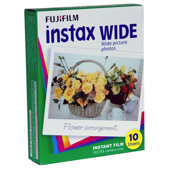 Picture of Fujifilm | Instax Wide Glossy (10pl) Film | 108 x 86 mm | Quantity 10