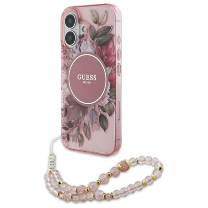 Изображение Guess GUHMP16MHFWBRCESP iPhone 16 Plus 6.7" różowy