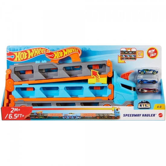 Picture of Hot Wheels City Wycigowy transporter 2w1 (GVG37)