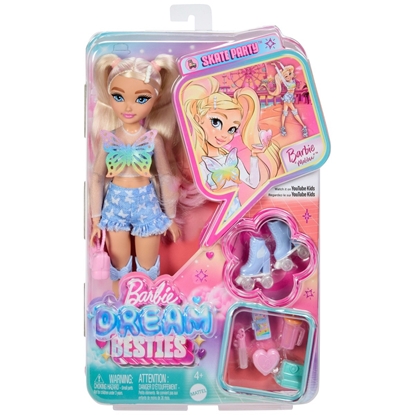 Picture of Lalka Barbie Mattel Dream Besties Malibu na wrotkach (JFX96)