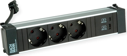 Изображение Bachmann POWER FRAME M 3xCEE7/3, USB A&C 22W Charger 0.2m GST18